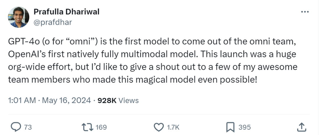 18个月，OpenAI这支团队搞出了GPT-4o