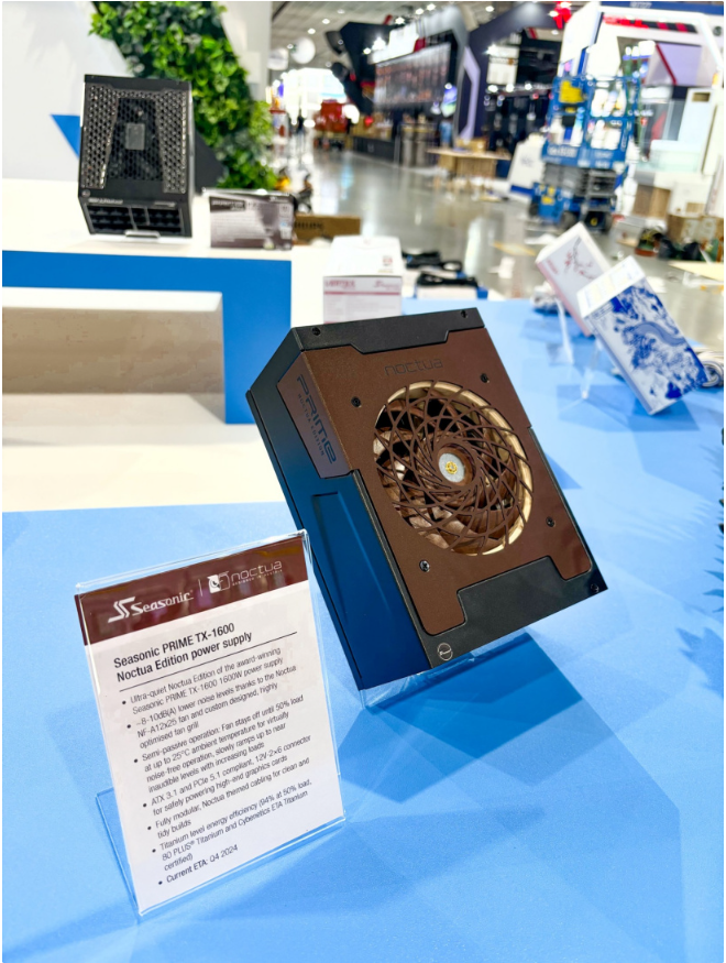 “猫扇”助力,海韵揭晓高性能Prime TX-1600 Noctua Edition钛金电源