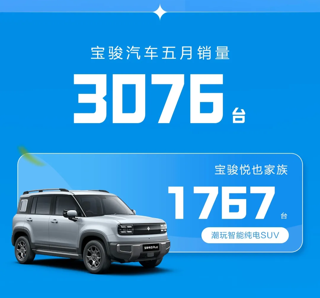 上汽通用五菱 2024 年 5 月销量 11 万 1372 台，海外销量同比增长 32%