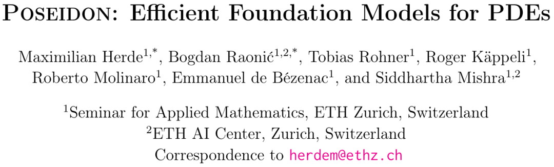 偏微分方程有了基础模型:样本需求数量级减少,14项任务表现最佳