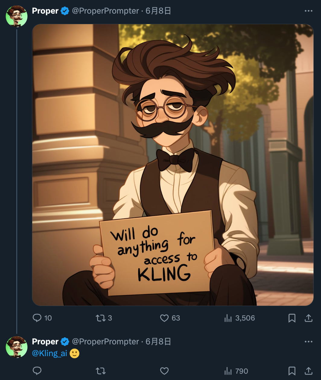 快手「可灵」爆火：海外AI圈巨震，中国版Sora一号难求