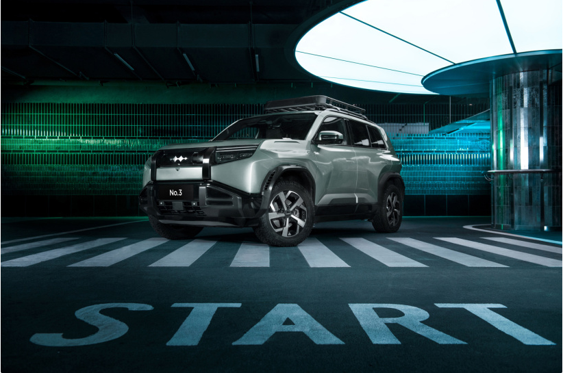 零百4.9秒！比亚迪新猛兽方程豹豹3官图发布，黑、白、绿三色任你选