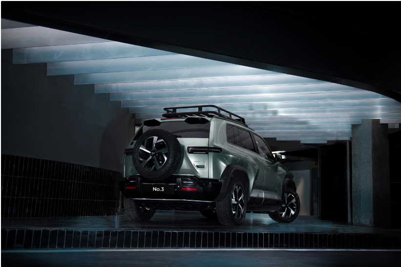 零百4.9秒！比亚迪新猛兽方程豹豹3官图发布，黑、白、绿三色任你选