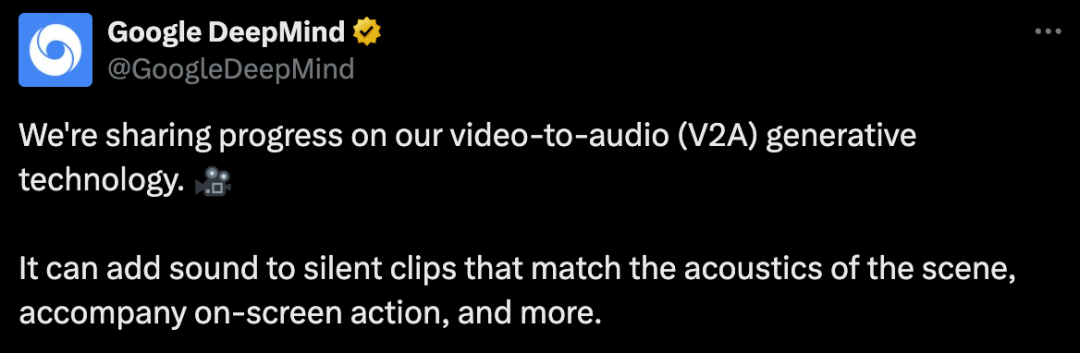 杀疯了!谷歌卷视频到语音,逼真音效让AI视频告别无声!