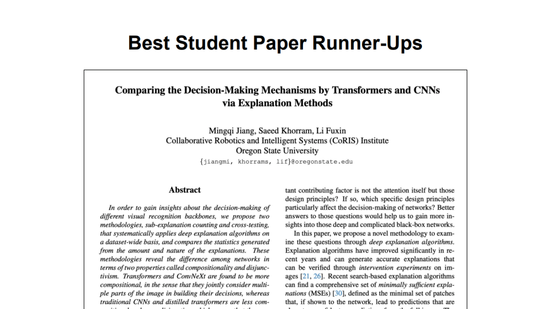 CVPR 2024全部奖项公布！近万人线下参会，谷歌华人研究员获最佳论文奖