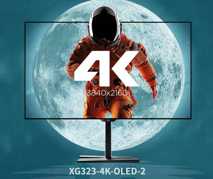 4K 240Hz、FHD 480Hz 双模式,优派 31.5 英寸 OLED 显示器 XG323 国行 10999 元