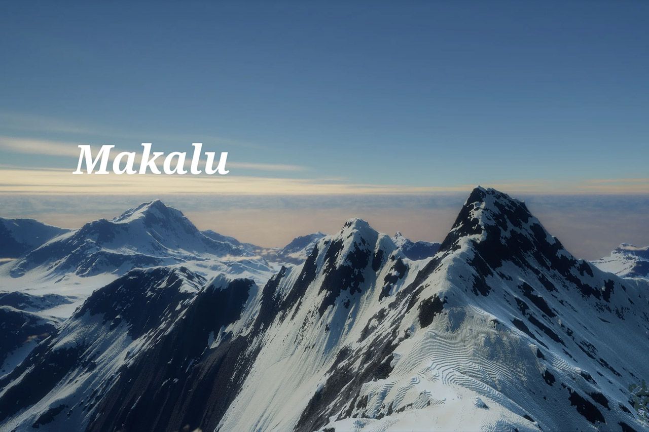 “把现实搬进游戏”,玩家在《我的世界》中打造最逼真的珠穆朗玛峰