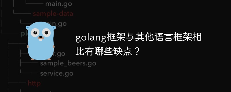 golang框架与其他语言框架相比有哪些缺点?