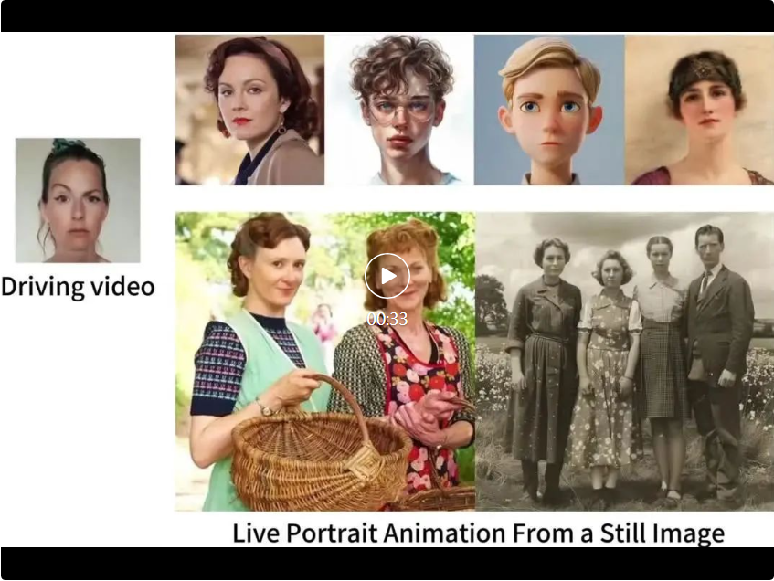 快手开源LivePortrait,GitHub 6.6K Star,实现表情姿态极速迁移