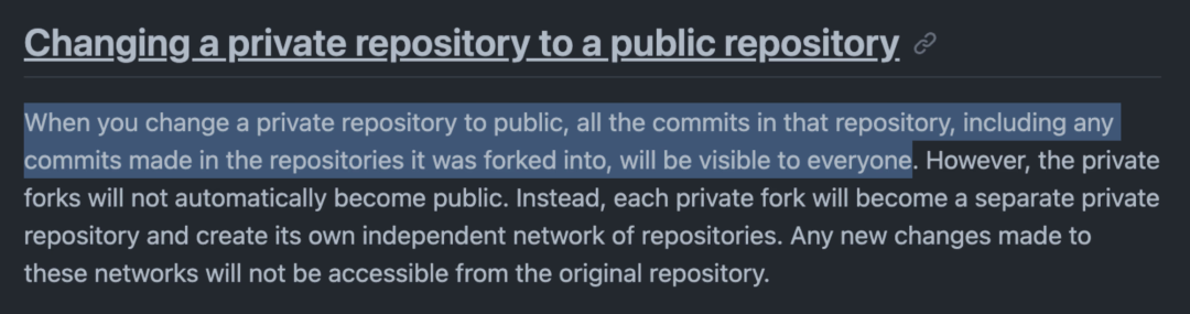 私有数据、删掉的内容可以永久访问,GitHub官方:故意设计的