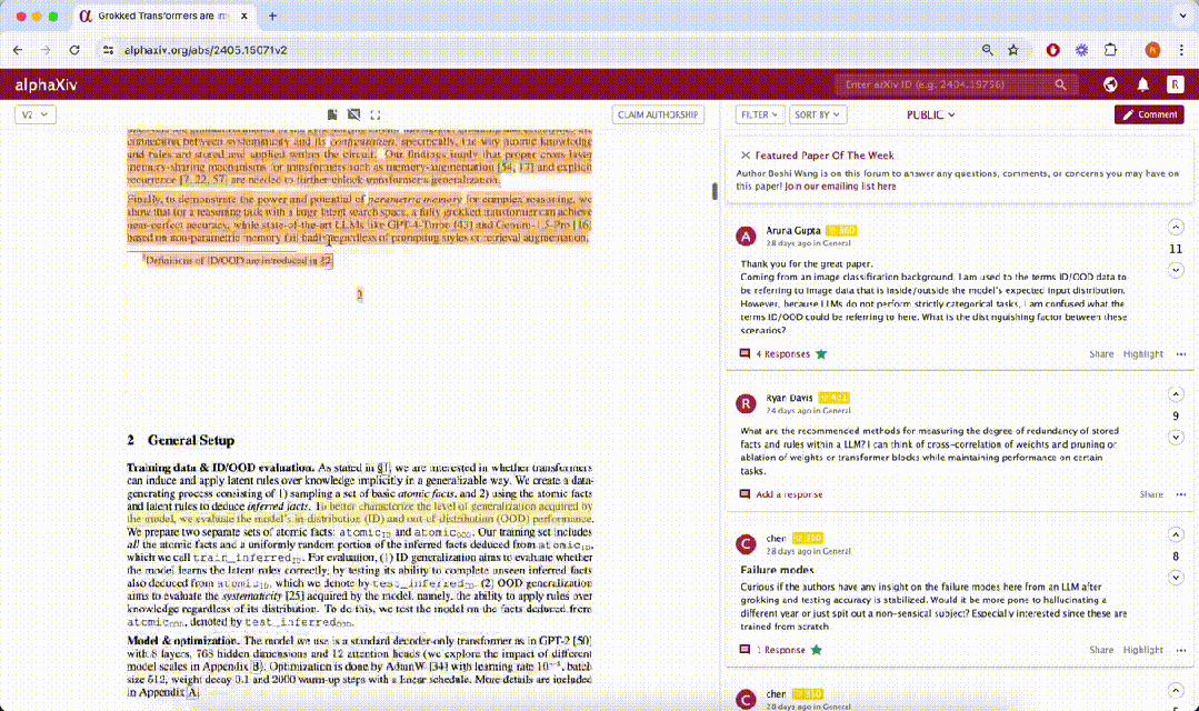 arXiv论文可以发「弹幕」了,斯坦福alphaXiv讨论平台上线,LeCun点赞