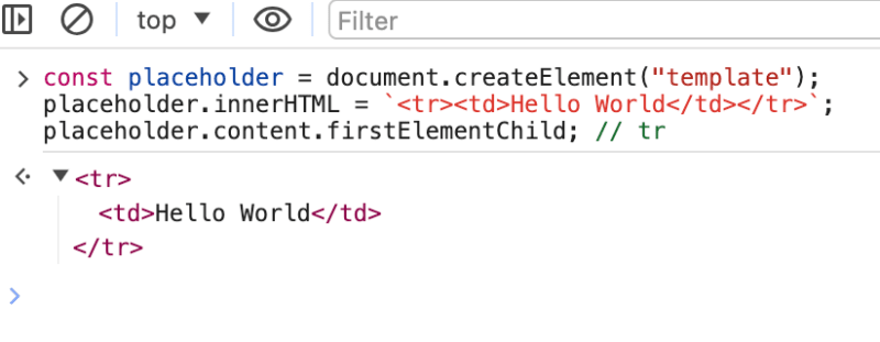如何从 HTML 字符串创建 DOM 元素(多种方法)