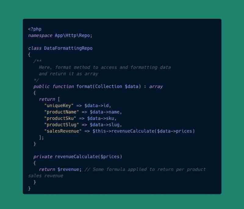 Laravel 资源还是定制存储库?