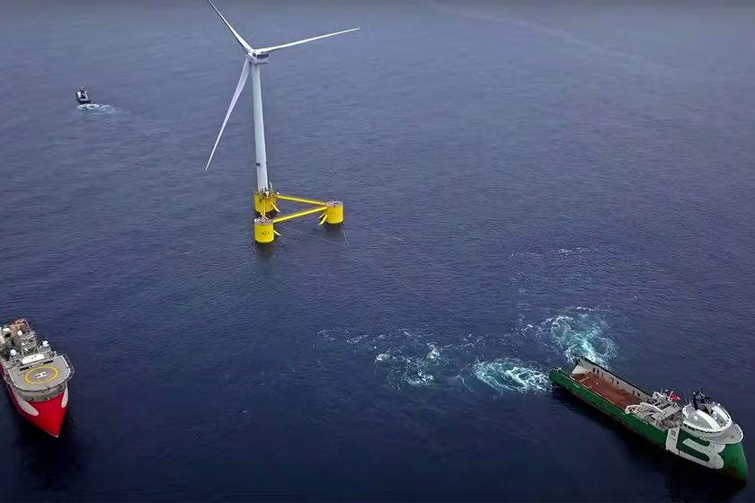 全球首个半潜式漂浮近海风电场秀成绩：4 年总发电量达 320 GWh，可满足 2.5 万户家庭每年用电