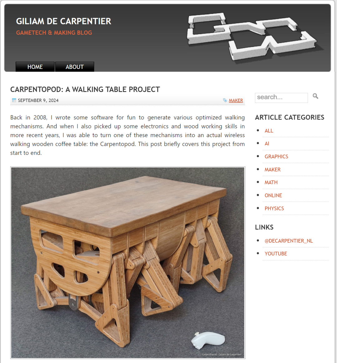 当代版木牛流马?国外网友造出「会走路的桌子」,引百万人围观