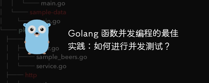 Golang 函数并发编程的最佳实践:如何进行并发测试?