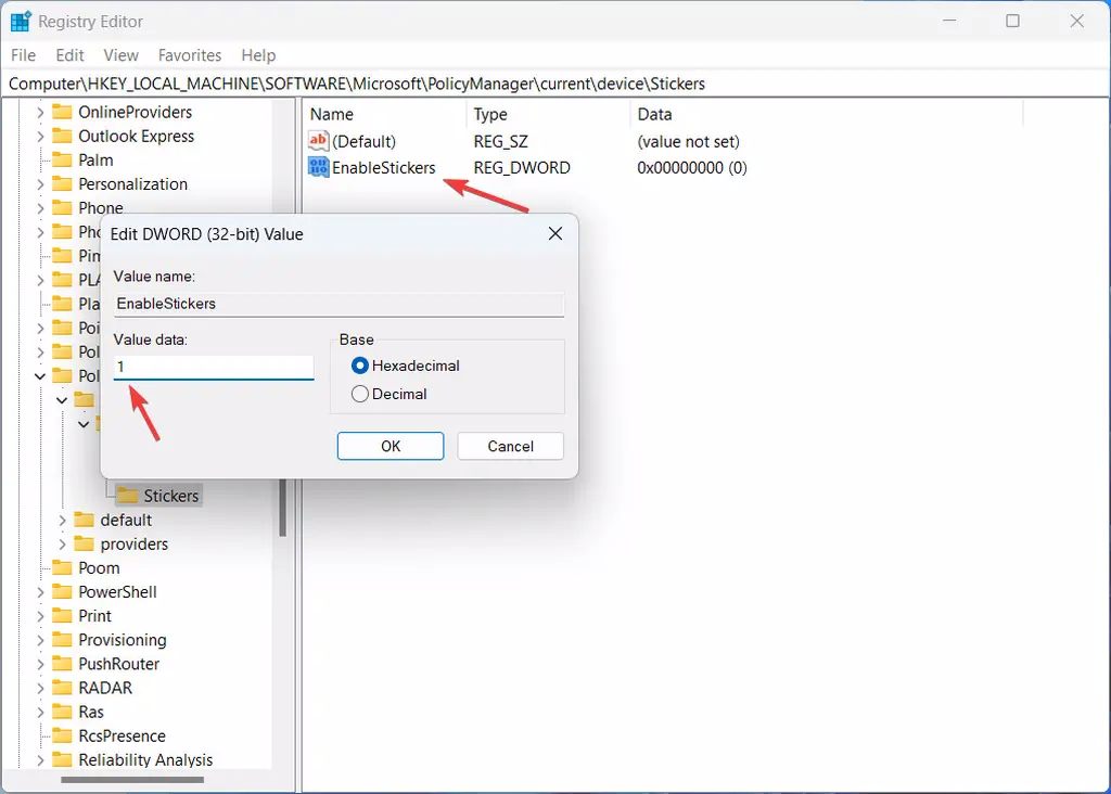 Windows 11 22H2怎么启用桌面贴纸Desktop Stickers功能