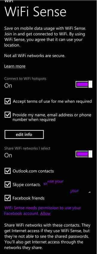 Win10系统Wi Fi Sense密码自动分享怎么关闭