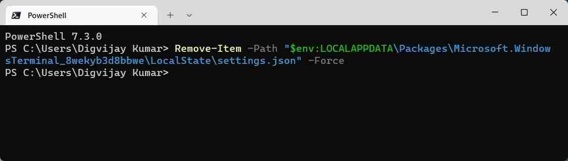 如何在Windows 11中将终端设置重置为其默认值
