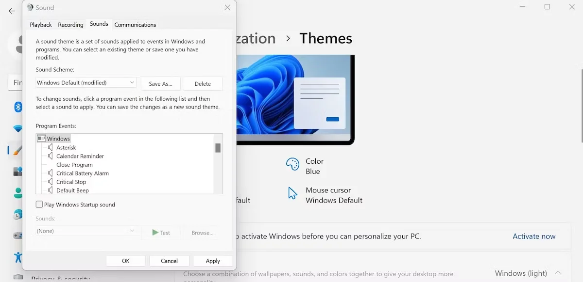 如何在Windows 10/11上禁用启动声音