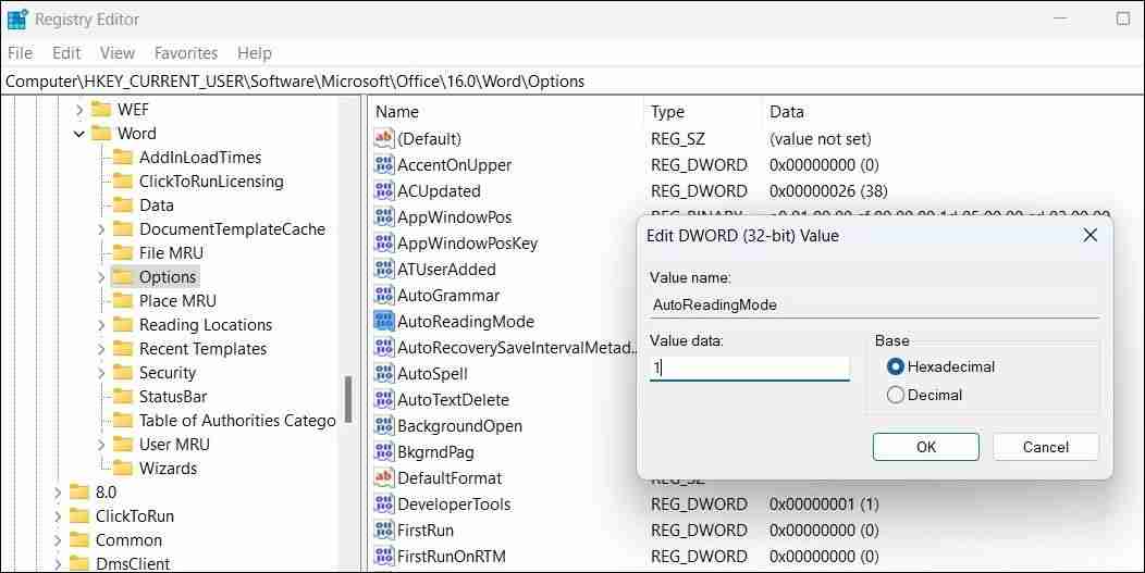 如何将Word配置为始终在Windows阅读视图中打开电子邮件附件