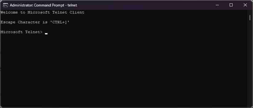 在Windows 10/11中启用Telnet的方法