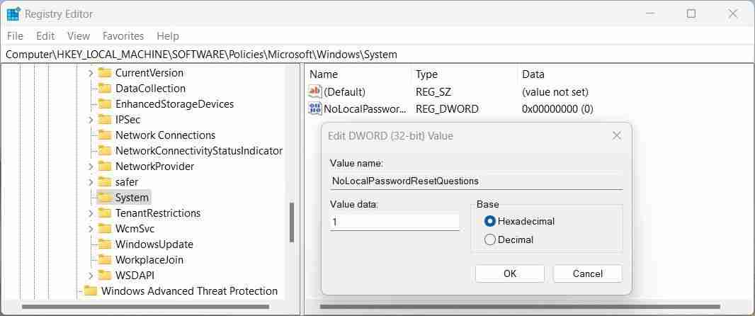 如何在Windows 11上禁用本地帐户安全问题