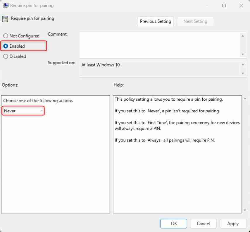 如何在Windows 11上投影时禁用PIN
