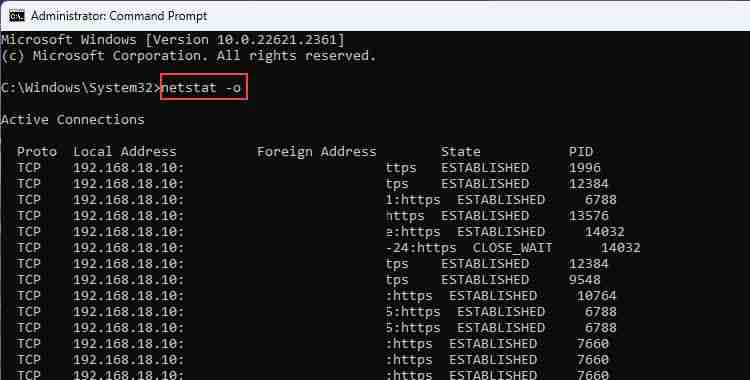 如何在Windows 11中使用Netstat命令监控网络活动