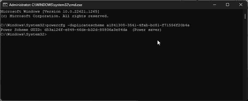如何在Windows 11上恢复丢失的默认电源计划