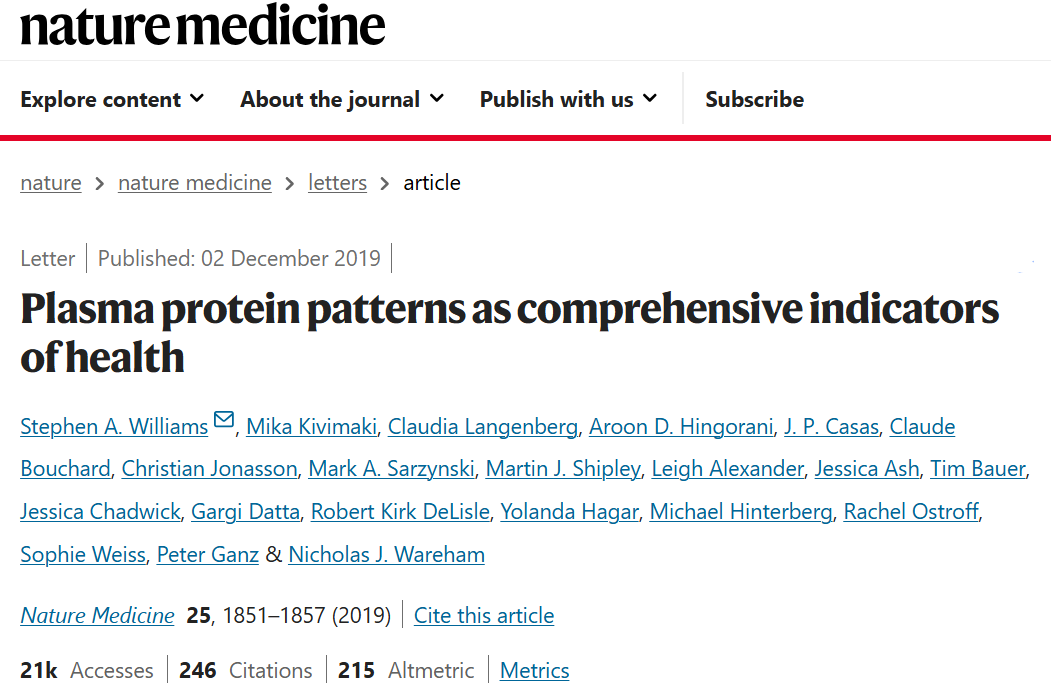 Science 发文,高通量蛋白质组学和人工智能的革命