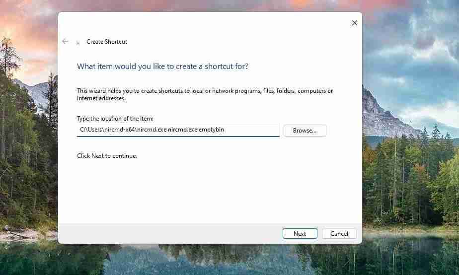 怎么使用NirCmd设置Windows命令快捷方式