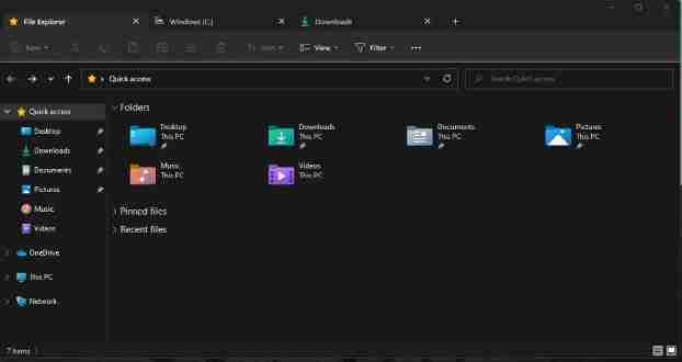 Win11系统启用多标签页文件资源管理器的方法