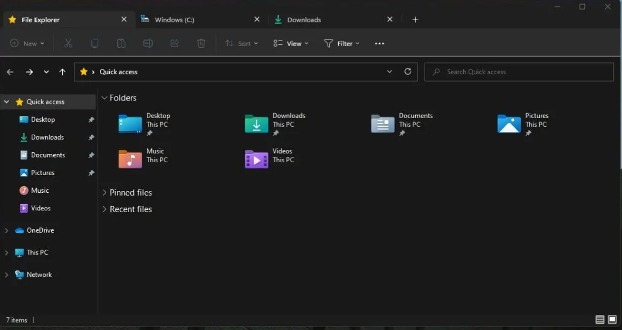 Win11系统启用多标签页文件资源管理器的方法