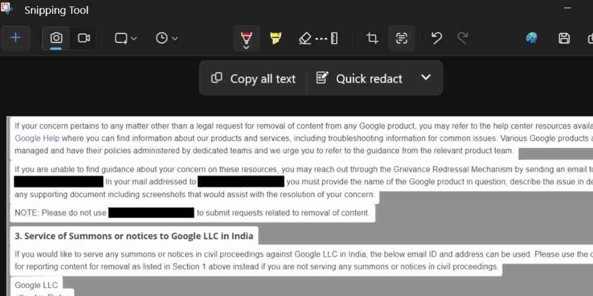 如何在Windows 11快速复制屏幕截图中的文本