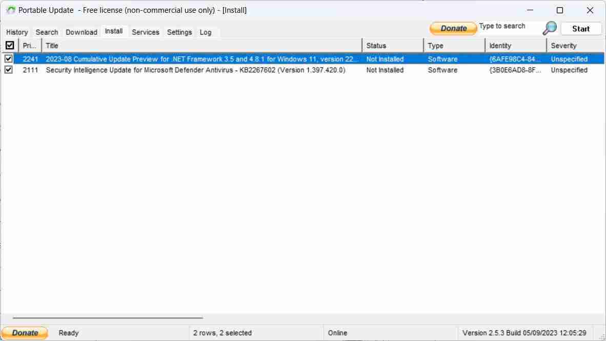 如何使用便携式更新离线更新Windows