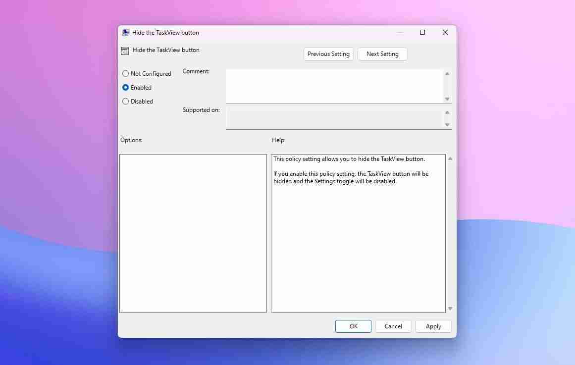 如何从Windows 11任务栏中隐藏任务视图按钮