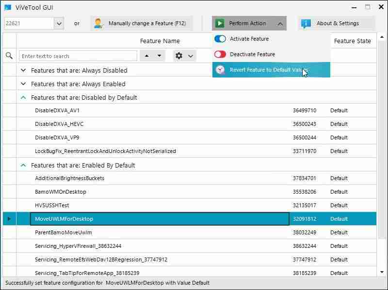 如何使用ViVeTool
