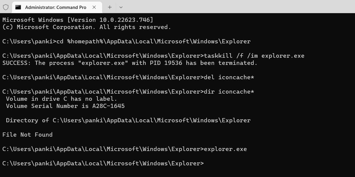 如何在Windows中重建图标缓存