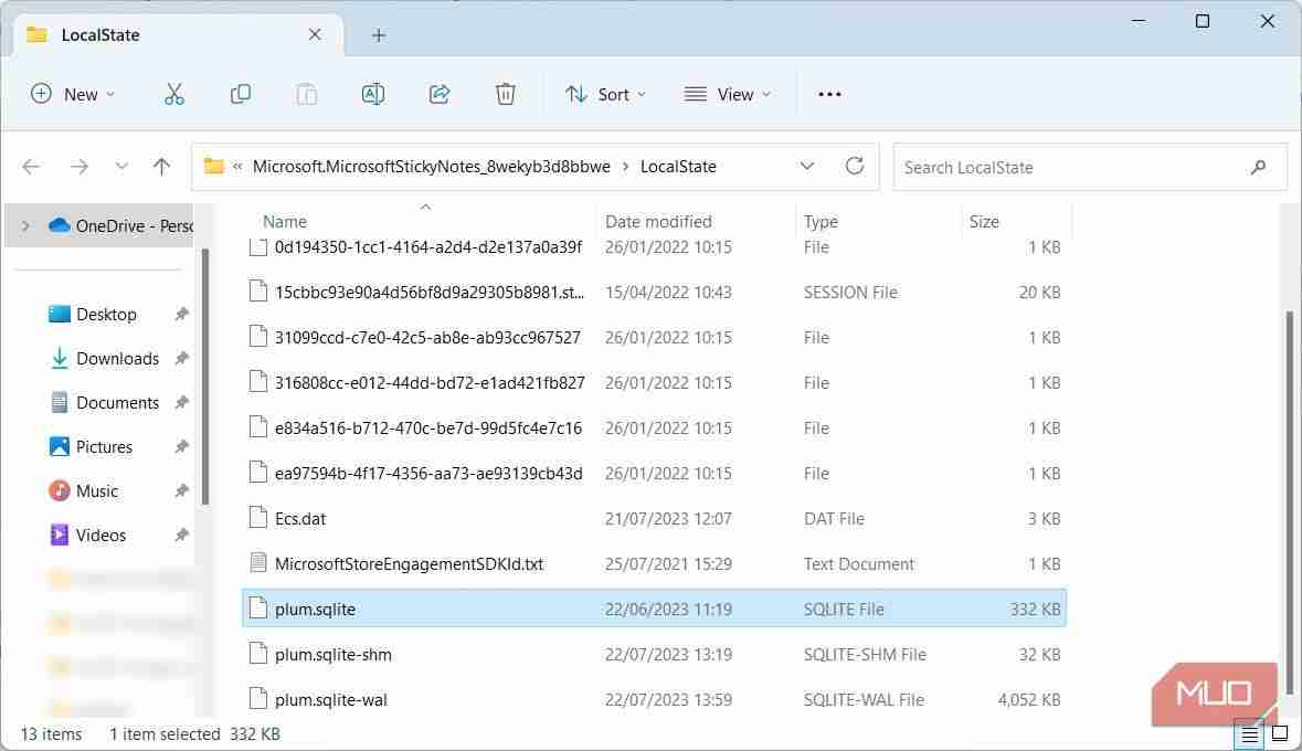 如何在Windows上备份和恢复便笺