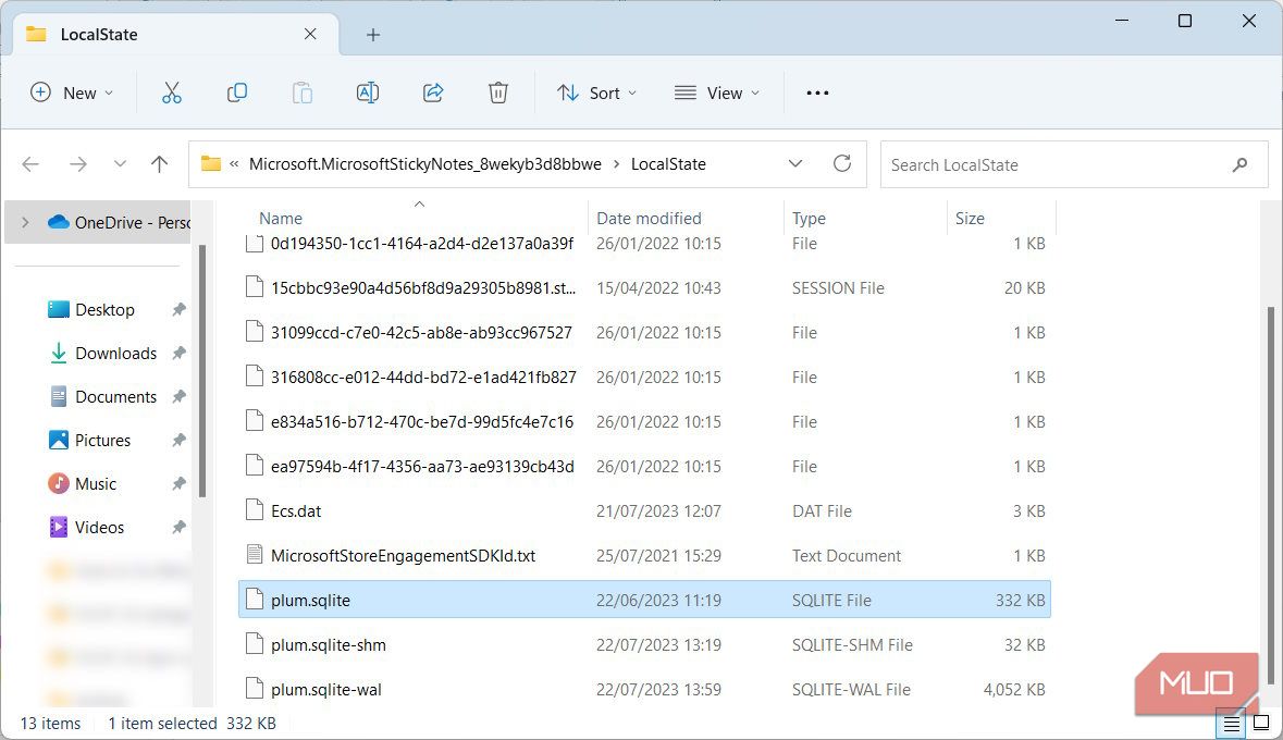 如何在Windows上备份和恢复便笺