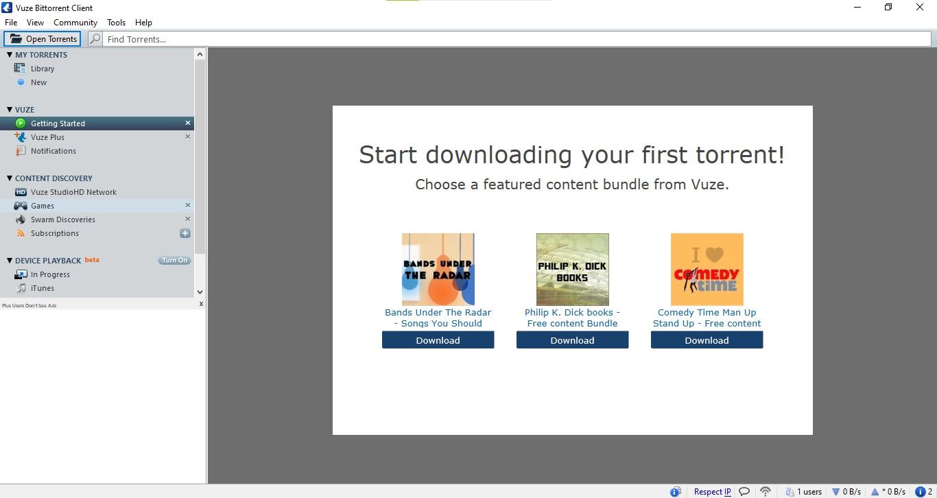 5个Windows最佳Torrent客户端