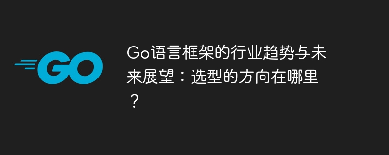 Go语言框架的行业趋势与未来展望:选型的方向在哪里?