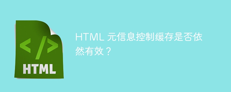 HTML 元信息控制缓存是否依然有效？