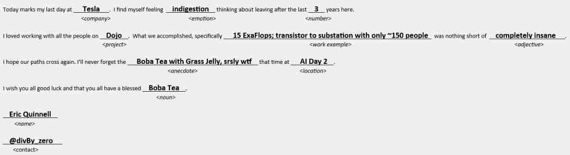 特斯拉高层变动频发:Dojo 超级计算机 TTPoE 传输协议负责人离职