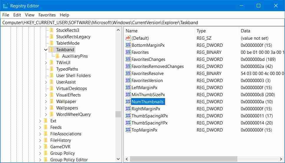 如何修复任务栏缩略图预览在Windows中不起作用