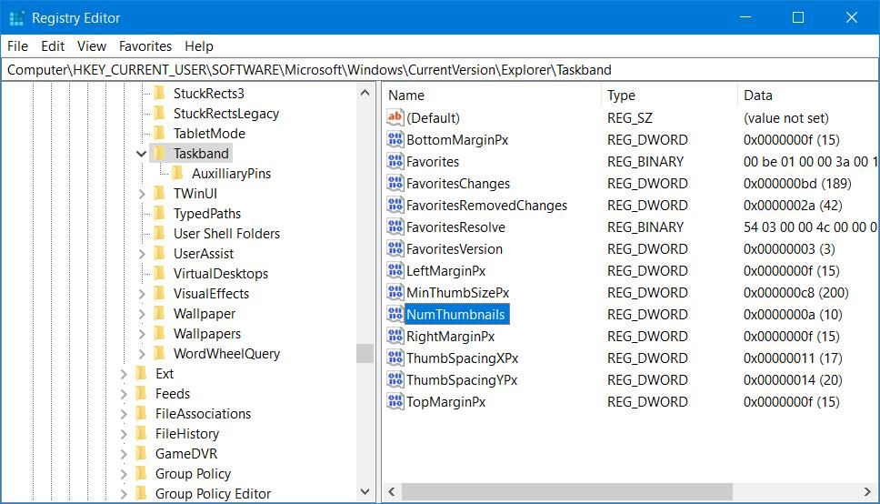 如何修复任务栏缩略图预览在Windows中不起作用