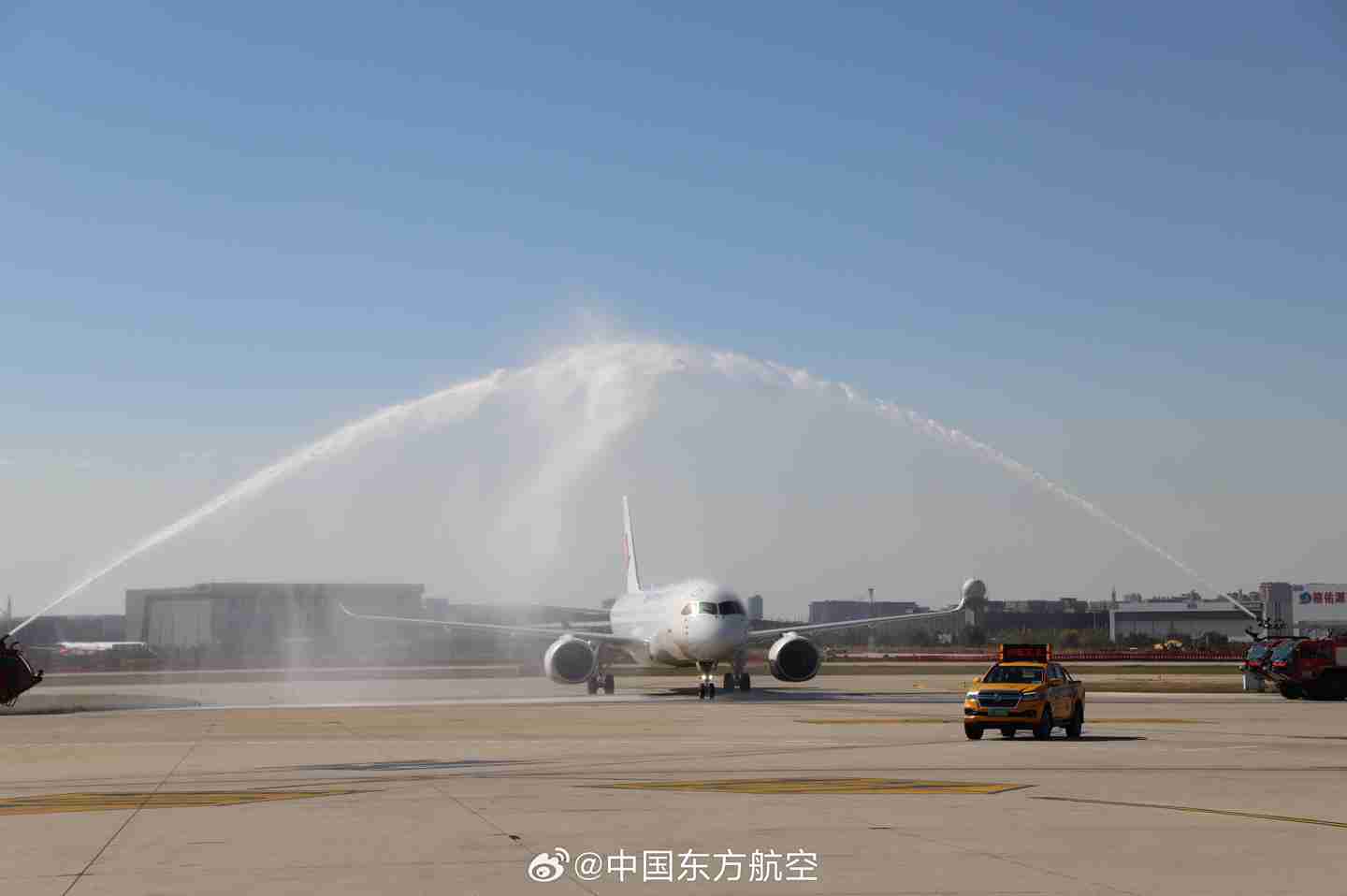 东航国产大飞机 C919 通航第 6 座城市,新增上海虹桥往返太原航线