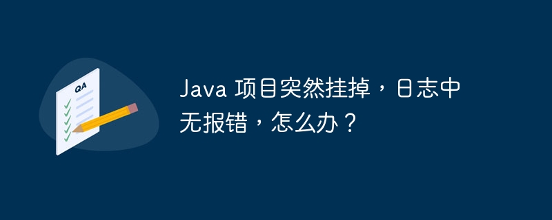 Java 项目突然挂掉,日志中无报错,怎么办?