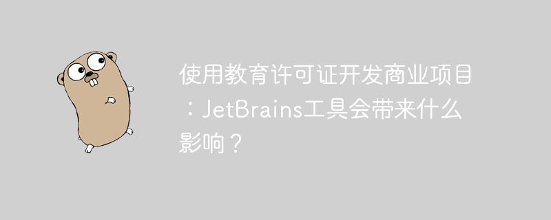 使用教育许可证开发商业项目：JetBrains工具会带来什么影响？
